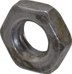 Value Collection - M6x1.00 Steel Right Hand Hex Jam Nut - 10mm Across Flats, 3.2mm High, Uncoated - Exact Tool & Supply