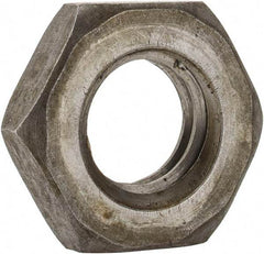 Value Collection - M10x1.50 Steel Right Hand Hex Jam Nut - 17mm Across Flats, 5mm High, Uncoated - Exact Tool & Supply