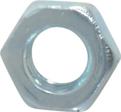 Value Collection - M6x1.00 Steel Right Hand Hex Jam Nut - 10mm Across Flats, 3.2mm High, Zinc-Plated Finish - Exact Tool & Supply