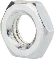 Value Collection - M8x1.25 Steel Right Hand Hex Jam Nut - 13mm Across Flats, 4mm High, Zinc-Plated Finish - Exact Tool & Supply