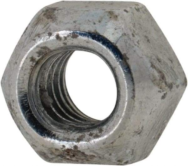 Value Collection - M4x0.70 Metric Coarse Grade 8 Hex Lock Nut with Distorted Thread - 3.7mm High, Zinc-Plated Finish - Exact Tool & Supply