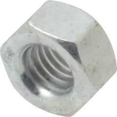 Value Collection - M5x0.80 Metric Coarse Grade 8 Hex Lock Nut with Distorted Thread - 4.5mm High, Zinc-Plated Finish - Exact Tool & Supply