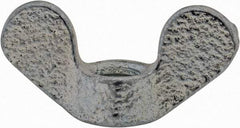 Value Collection - M5x0.80, Zinc Plated, Iron Standard Wing Nut - 2.3mm Wing Span, 11mm Wing Span - Exact Tool & Supply
