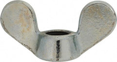 Value Collection - M24x3.00, Zinc Plated, Iron Standard Wing Nut - 8.6mm Wing Span, 53.5mm Wing Span - Exact Tool & Supply