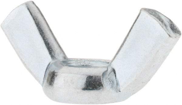 Value Collection - M10x1.50, Zinc Plated, Iron Standard Wing Nut - 4.6mm Wing Span, 23mm Wing Span - Exact Tool & Supply