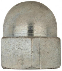 Value Collection - M24x3 36mm Width Across Flats, Zinc Plated, Steel Acorn Nut - 42mm Overall Height, Grade 2, DIN 1587 - Exact Tool & Supply