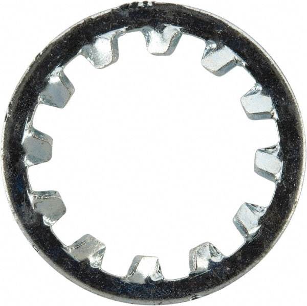 Value Collection - M16 Screw, 17mm ID, Spring Steel Internal Tooth Lock Washer - 26mm OD, Zinc-Plated, Grade 2 - Exact Tool & Supply