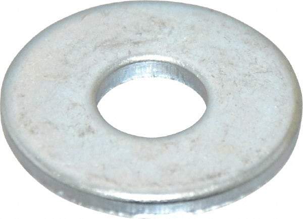 Value Collection - M8 Screw, Steel Fender Flat Washer - 8.4mm ID x 24mm OD, 2mm Thick, Zinc-Plated Finish - Exact Tool & Supply