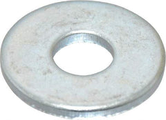 Value Collection - M8 Screw, Steel Fender Flat Washer - 8.4mm ID x 24mm OD, 2mm Thick, Zinc-Plated Finish - Exact Tool & Supply