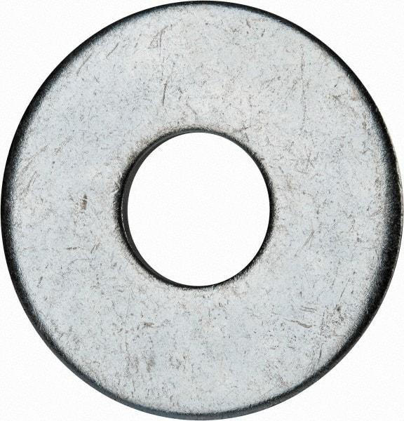 Value Collection - M12 Screw, Steel Fender Flat Washer - 13mm ID x 37mm OD, 3mm Thick, Zinc-Plated Finish - Exact Tool & Supply