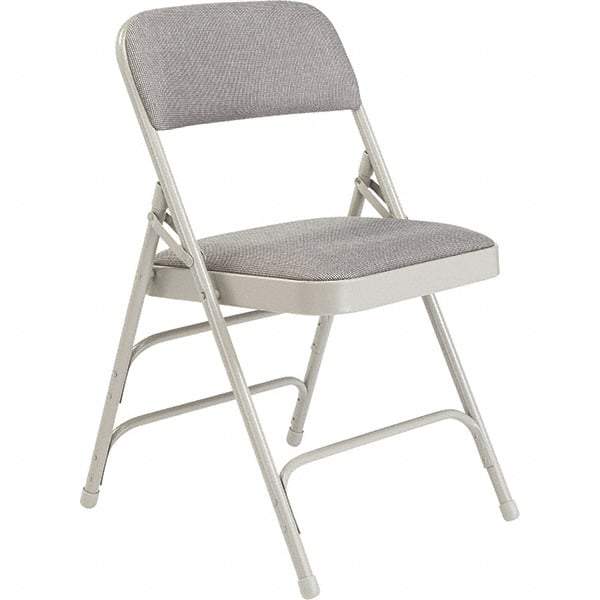 NPS - Folding Chairs Pad Type: Folding Chair w/Fabric Padded Seat Material: Steel - Exact Tool & Supply