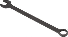 Paramount - 1-3/8" 12 Point Offset Combination Wrench - 15° Offset Angle, 18-1/2" OAL, Chrome Vanadium Steel, Black Finish - Exact Tool & Supply