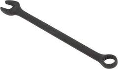 Paramount - 1-1/8" 12 Point Offset Combination Wrench - 15° Offset Angle, 15-1/2" OAL, Chrome Vanadium Steel, Black Finish - Exact Tool & Supply
