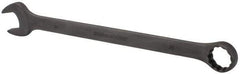 Paramount - 30mm 12 Point Offset Combination Wrench - 15° Offset Angle, 15-1/2" OAL, Chrome Vanadium Steel, Black Finish - Exact Tool & Supply