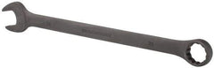 Paramount - 28mm 12 Point Offset Combination Wrench - 15° Offset Angle, 15-1/2" OAL, Chrome Vanadium Steel, Black Finish - Exact Tool & Supply