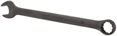 Paramount - 24mm 12 Point Offset Combination Wrench - 15° Offset Angle, 12-15/32" OAL, Chrome Vanadium Steel, Black Finish - Exact Tool & Supply