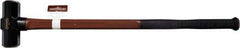 Paramount - 8 Lb Head, 34" Long Blacksmith Sledge Hammer - Forged C-1055 Head, Fiberglass Handle - Exact Tool & Supply