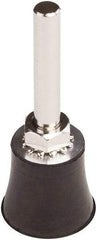 Tru-Maxx - 1" Diam Quick-Change Type P Disc Backing Pad - 1/4" Shank Diam, Medium Density, 30,000 RPM, Quick-Lok Compatible - Exact Tool & Supply