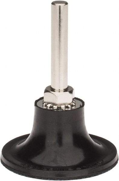 Tru-Maxx - 2" Diam Quick-Change Type R Disc Backing Pad - 1/4" Shank Diam, Soft Density, 30,000 RPM, Quick-Lok Compatible - Exact Tool & Supply