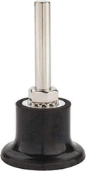 Tru-Maxx - 1-1/2" Diam Quick-Change Type R Disc Backing Pad - 1/4" Shank Diam, Hard Density, 30,000 RPM, Quick-Lok Compatible - Exact Tool & Supply