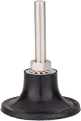 Tru-Maxx - 2" Diam Quick-Change Type S Disc Backing Pad - 1/4" Shank Diam, Hard Density, 30,000 RPM, Quick-Lok Compatible - Exact Tool & Supply