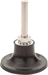 Tru-Maxx - 2" Diam Quick-Change Type R Disc Backing Pad - 1/4" Shank Diam, Medium Density, 30,000 RPM, Quick-Lok Compatible - Exact Tool & Supply