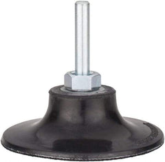 Tru-Maxx - 3" Diam Quick-Change Type P Disc Backing Pad - 1/4" Shank Diam, Medium Density, 20,000 RPM, Quick-Lok Compatible - Exact Tool & Supply