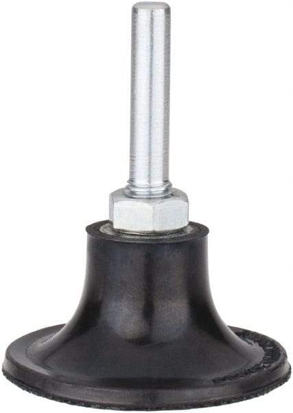 Tru-Maxx - 2" Diam Quick-Change Type P Disc Backing Pad - 1/4" Shank Diam, Hard Density, 30,000 RPM, Quick-Lok Compatible - Exact Tool & Supply