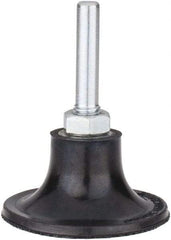 Tru-Maxx - 2" Diam Quick-Change Type P Disc Backing Pad - 1/4" Shank Diam, Hard Density, 30,000 RPM, Quick-Lok Compatible - Exact Tool & Supply