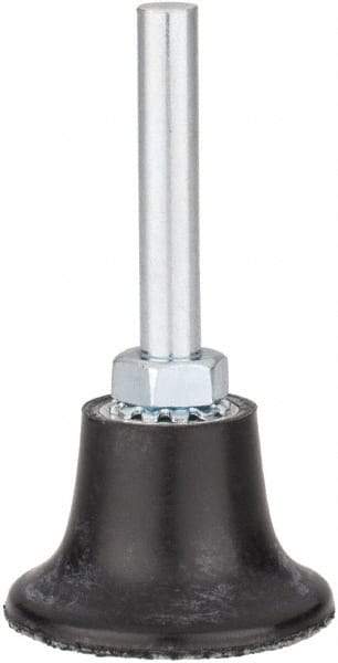 Tru-Maxx - 1-1/2" Diam Quick-Change Type S Disc Backing Pad - 1/4" Shank Diam, Medium Density, 30,000 RPM, Quick-Lok Compatible - Exact Tool & Supply
