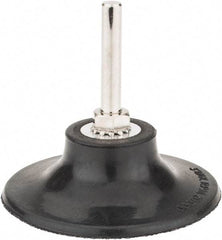 Tru-Maxx - 3" Diam Quick-Change Type S Disc Backing Pad - 1/4" Shank Diam, Soft Density, 20,000 RPM, Quick-Lok Compatible - Exact Tool & Supply