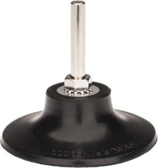 Tru-Maxx - 3" Diam Quick-Change Type R Disc Backing Pad - 1/4" Shank Diam, Hard Density, 20,000 RPM, Quick-Lok Compatible - Exact Tool & Supply