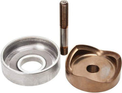 Greenlee - 4.544 Inch Hole Diameter x 4 Inch Hole Length x Round, Knockout Punch Unit - Battery and Hydraulic Operated, 10 Gauge Max in Mild Steel - Exact Tool & Supply