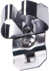 Triton - Spring Clip Standard Pegboard Hook - 2-3/4" Projection, Stainless Steel - Exact Tool & Supply
