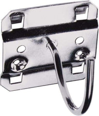 Triton - 2" ID, Pegboard Curved Hook Pegboard Hook - 2-1/4" Projection, 90° Bend, Stainless Steel - Exact Tool & Supply
