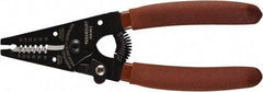 Paramount - 26 to 16 AWG Capacity Wire Stripper - 6" OAL, Plastic Dipped Handle - Exact Tool & Supply