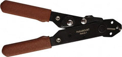 Paramount - 24 to 10 AWG Capacity Wire Stripper - 5" OAL, Plastic Dipped Handle - Exact Tool & Supply