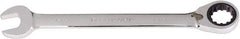 Paramount - 1-1/4" 12 Point Combination Wrench - 13° Head Angle, 16-11/16" OAL, Chrome Vanadium Steel, Polished Finish - Exact Tool & Supply