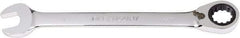 Paramount - 7/8" 12 Point Combination Wrench - 13° Head Angle, 11-3/8" OAL, Chrome Vanadium Steel, Polished Finish - Exact Tool & Supply