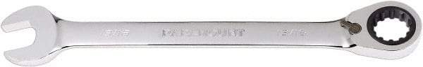 Paramount - 13/16" 12 Point Combination Wrench - 13° Head Angle, 11-3/8" OAL, Chrome Vanadium Steel, Polished Finish - Exact Tool & Supply