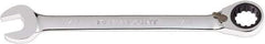 Paramount - 11/16" 12 Point Combination Wrench - 13° Head Angle, 8-7/8" OAL, Chrome Vanadium Steel, Polished Finish - Exact Tool & Supply