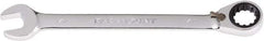Paramount - 1/2" 12 Point Combination Wrench - 13° Head Angle, 7" OAL, Chrome Vanadium Steel, Polished Finish - Exact Tool & Supply