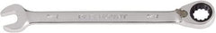 Paramount - 7/16" 12 Point Combination Wrench - 13° Head Angle, 6-1/2" OAL, Chrome Vanadium Steel, Polished Finish - Exact Tool & Supply