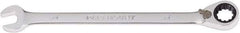 Paramount - 1/4" 12 Point Combination Wrench - 13° Head Angle, 5" OAL, Chrome Vanadium Steel, Polished Finish - Exact Tool & Supply