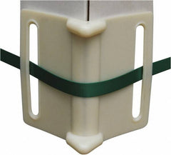 Vestil - 3-7/8" Long x 3-7/8" Wide x 5-3/8" High x 7/64" Thick Edge Guard - White, Cardboard Box, 100 Piece - Exact Tool & Supply