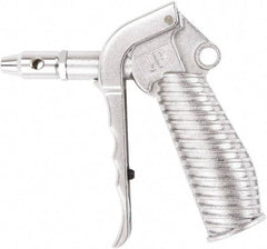 Value Collection - 230 Max psi High Flow Safety Nozzle High Flow Safety Air Gun - 1/4 NPT Inlet, Chrome Plated Aluminum - Exact Tool & Supply
