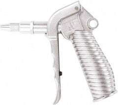 Value Collection - 230 Max psi Adjustable Safety Nozzle Adjustable Air Blow Gun - 1/4 NPT Inlet, Chrome Plated Aluminum - Exact Tool & Supply