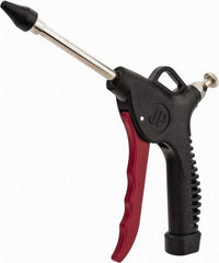 Value Collection - 230 Max psi Rubber Pistol Grip Blow Gun - 1/4 NPT, 4" Tube Length, Nylon/Fiberglass Body with Rubber Nozzle - Exact Tool & Supply