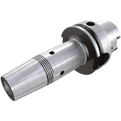 Iscar - 6mm Hole Diam, HSK63A Taper Shank Shrink Fit Tool Holder & Adapter - 160mm Projection, 21mm Nose Diam, 36mm Clamping Depth, 25,000 RPM, Through Coolant - Exact Tool & Supply