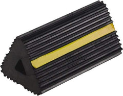 Vestil - 12" Wide x 5-3/4" High x 6-1/2" Deep, Rubber Wheel Chock - Exact Tool & Supply